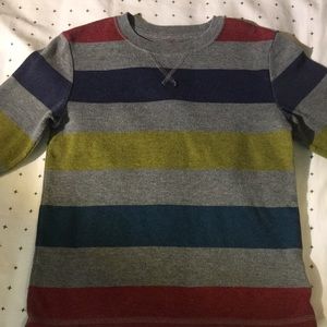 Cat & Jack Cozy Thermal Striped Shirt